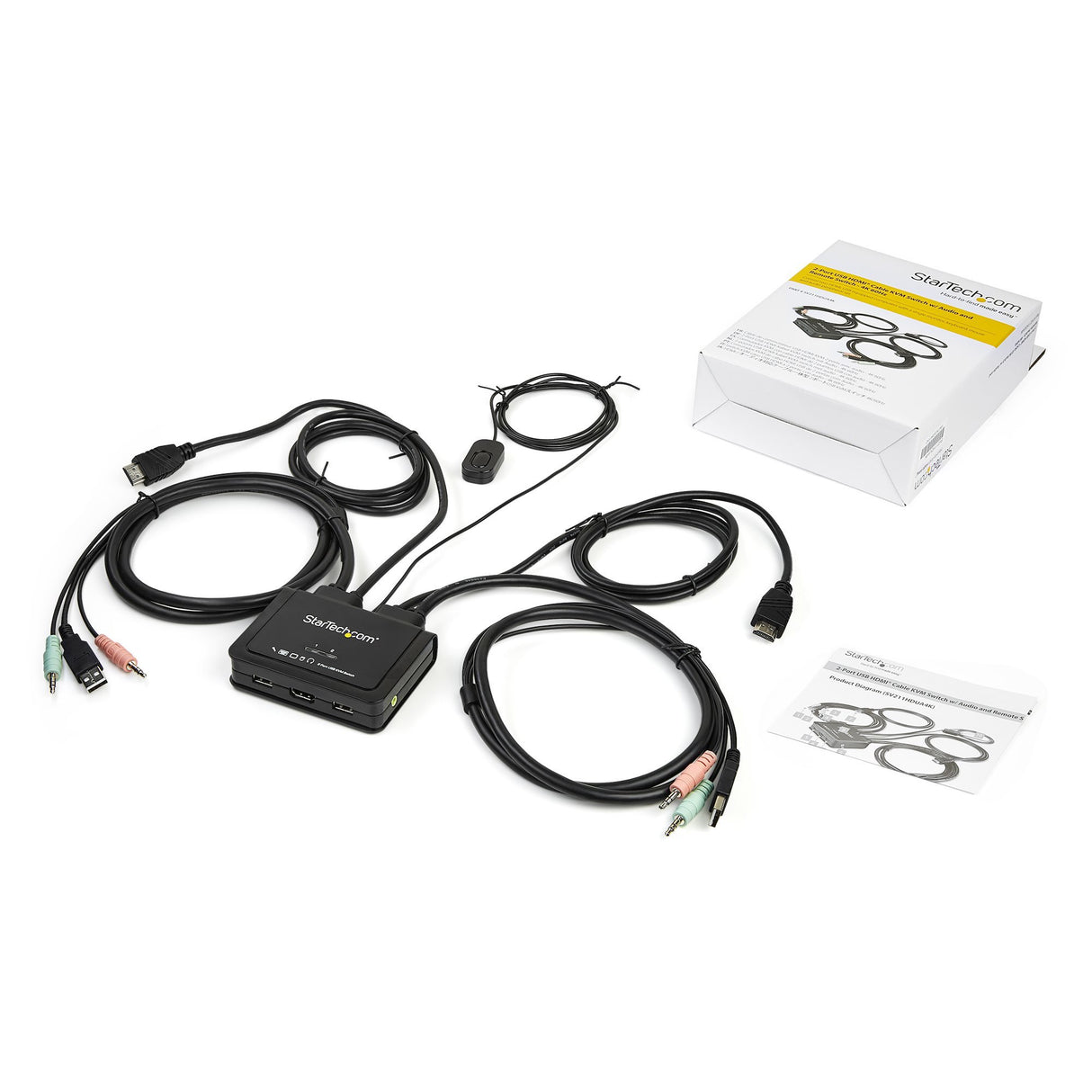 EAN 0065030882163 - StarTech.com SV211HDUA4K interruptor KVM Negro imagen 6