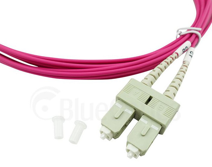 Blueoptics Sfp3132fu1mk Cable De Fibra Optica 1 M Lc Sc Om4 Rojo