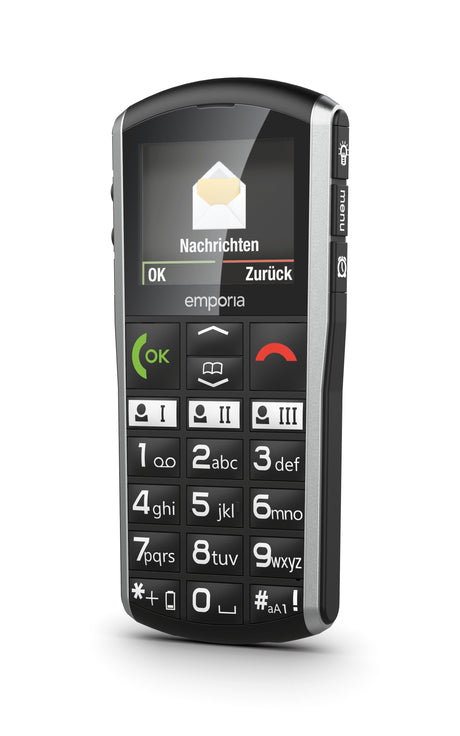 EAN 9005613161194 - Emporia emporiaSIMPLICITY 5,08 cm (2") 90 g Negro, Plata Teléfono para personas mayores imagen 7