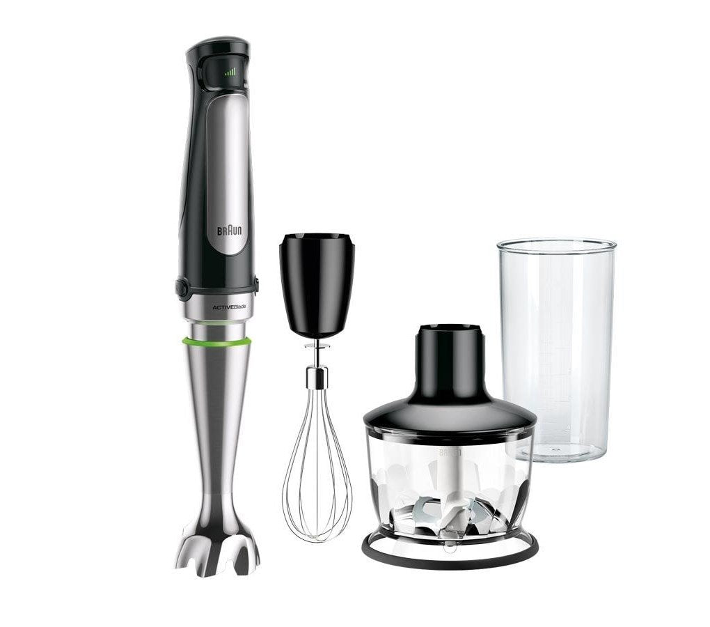 EAN 8021098774620 - Braun MQ 7035X 0,6 L Batidora de inmersión 1000 W Negro, Acero satinado imagen 2