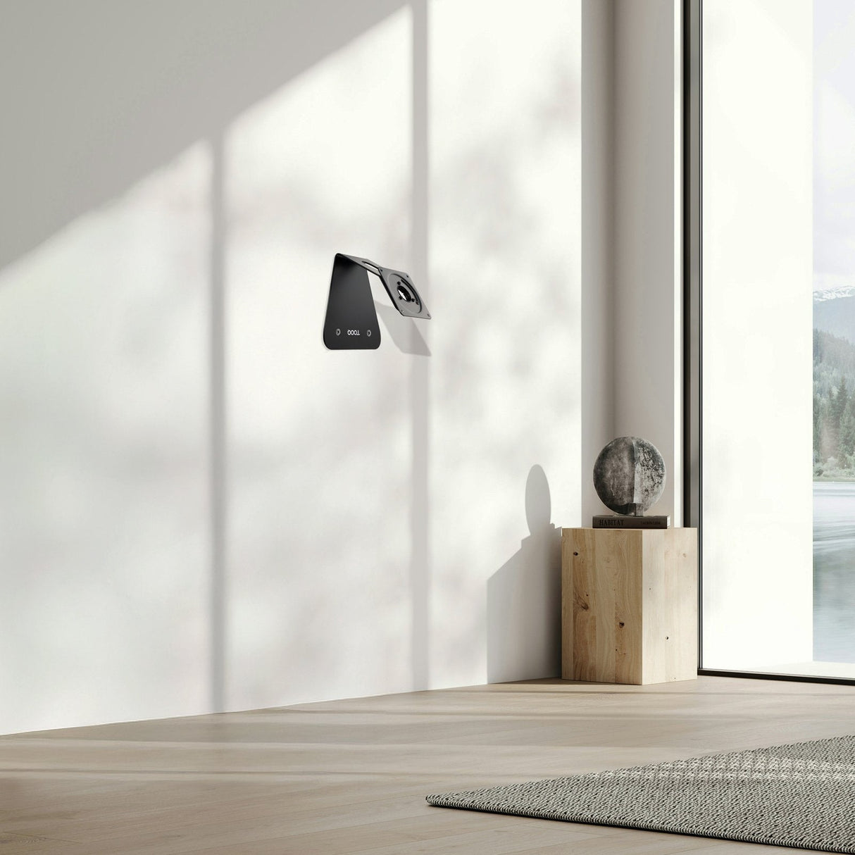 Soporte De Mesa Pared Para Marco Antirrobo De Tablet Tooq Tqatwm3401-B Negro