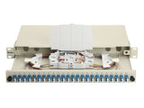 Equip Lwl-Spleisskamen 24-Port Lc-Duplex Os2 1u Komplett Gr