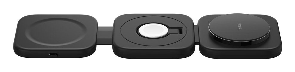 Belkin Boost Charge Pro Qi2 3in1 Magn.Reiselade.+Tipps Wiz024hqbk