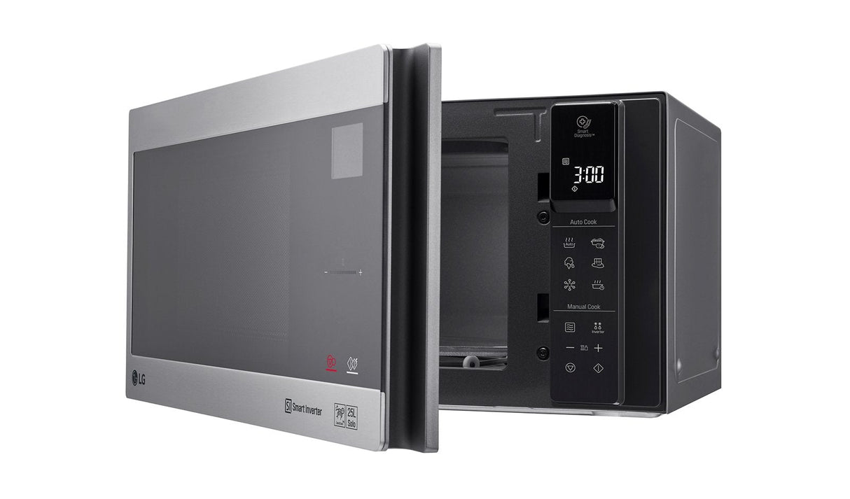Microondas Lg Ms2595cis  Plata, Acero Inoxidable Solo Microondas Encimera 25 L 1000 W