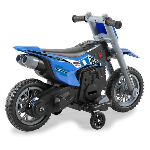 Jamara Ride-On Motorrad Power Bike 6v Azul 2+