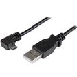 EAN 0065030863155 - StarTech.com USBAUB2MRA cable USB USB 2.0 2 m USB A Micro-USB B Negro imagen 1