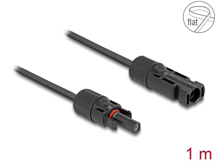 Delock Dl4 Solar Flachbandcable Mecker > Hchse 1m Negro
