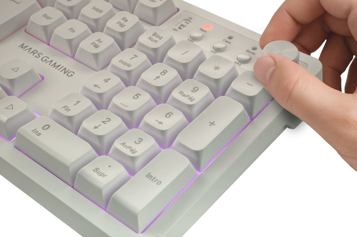 Pack Gaming Mars Gaming Mcpwx Teclado Inalámbrico + Ratón Inalámbrico + Alfombrilla