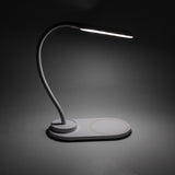 Lampara Led Denver Lqi - 55 Con Cargador De Movil Inalambrico - 3 Tonos De Luz