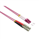 Roline Lwl-Cable Duplex 50 125m Om4, Lsh Lc, Lsoh, Violett, 2 M