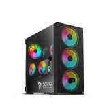 Caja Pc Savio Gaming Raptor X1 Argb Atx Savgc-Raptorx1