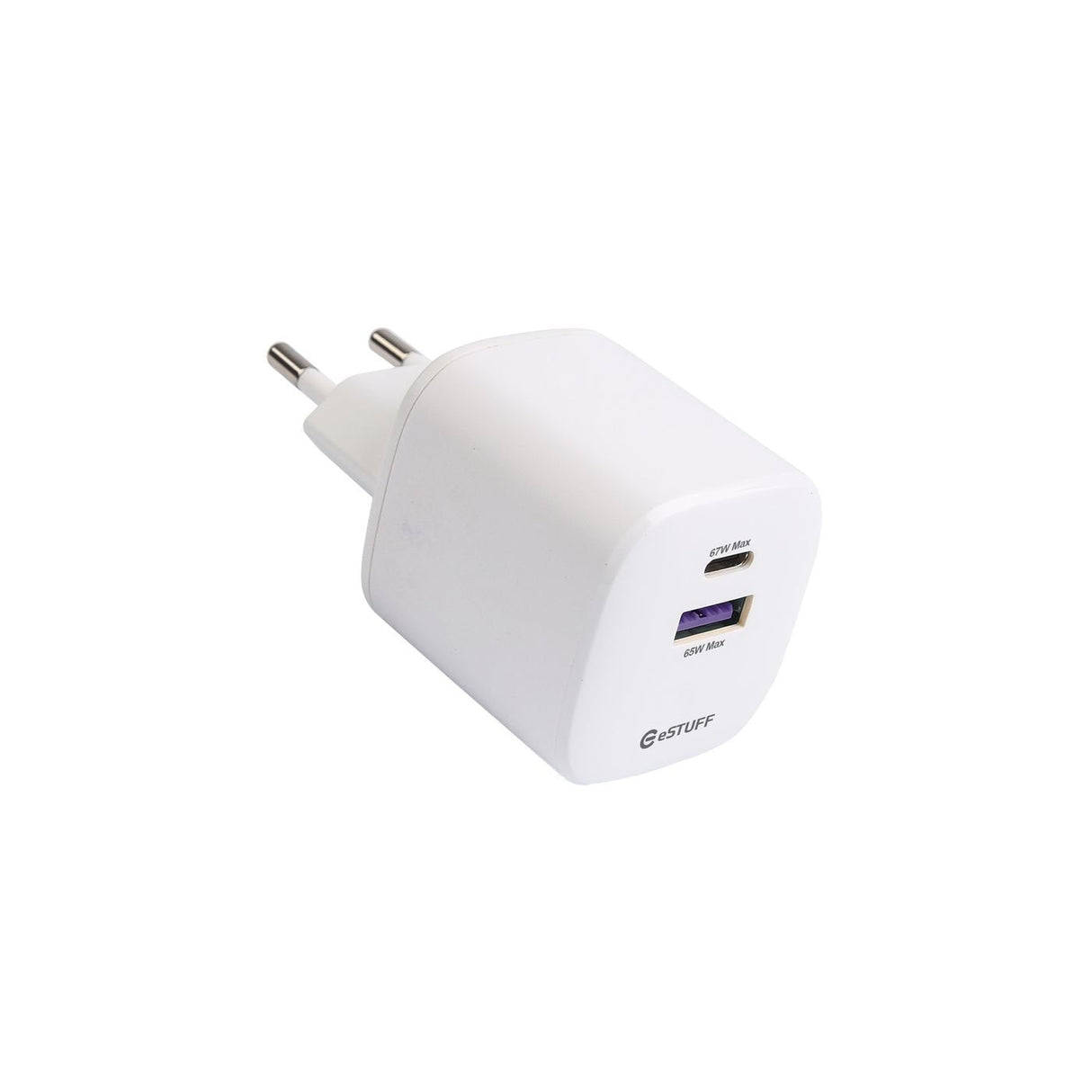 Infinite Usb-C Charger Eu Pd - 67w Gan. 1x Usb-C - 1 X - Usb-A. White. Recycled Plastic - Warranty: 60m