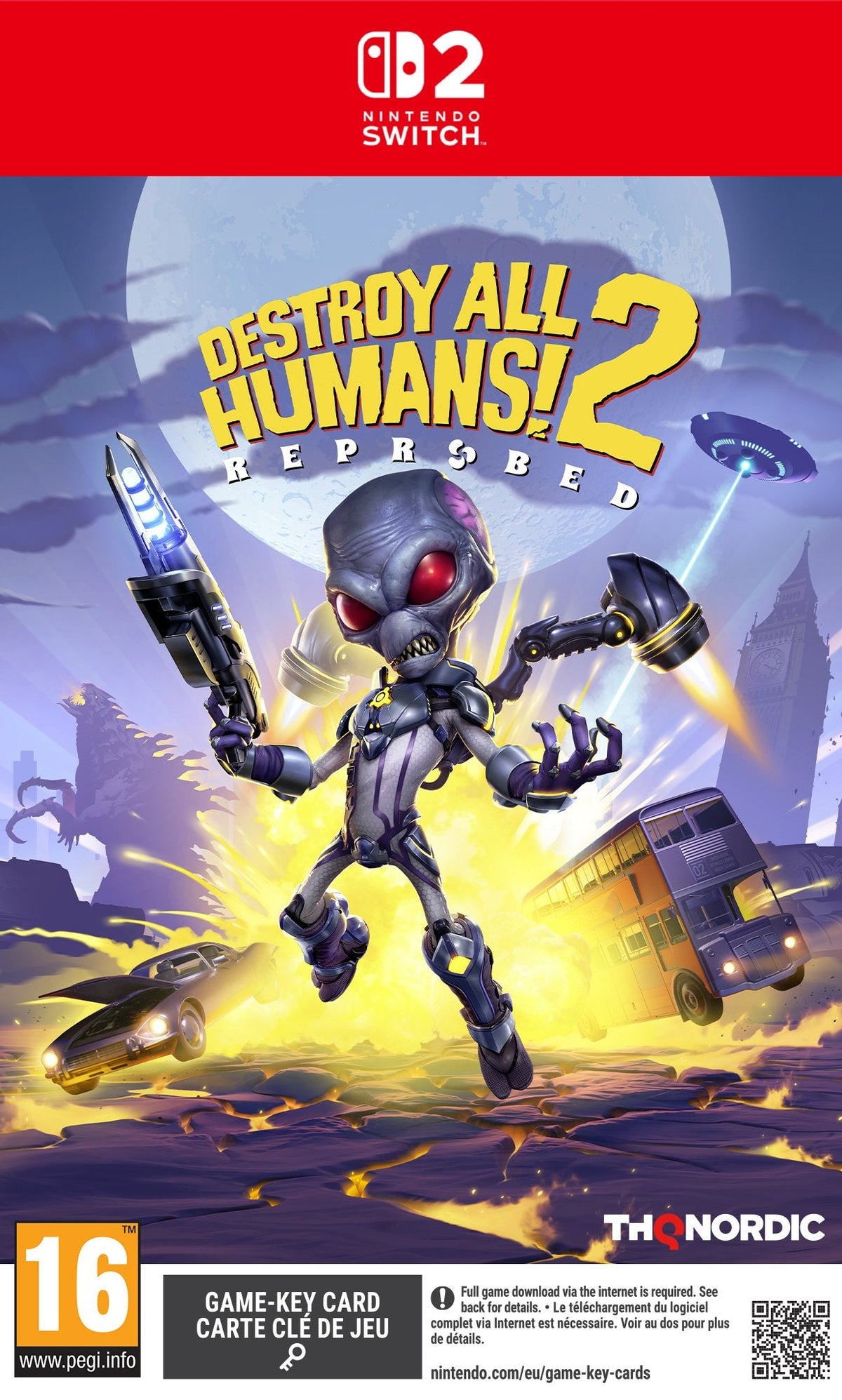 Juego Destroy All Humans! 2 Reprobed. (Gkc) Switch 2