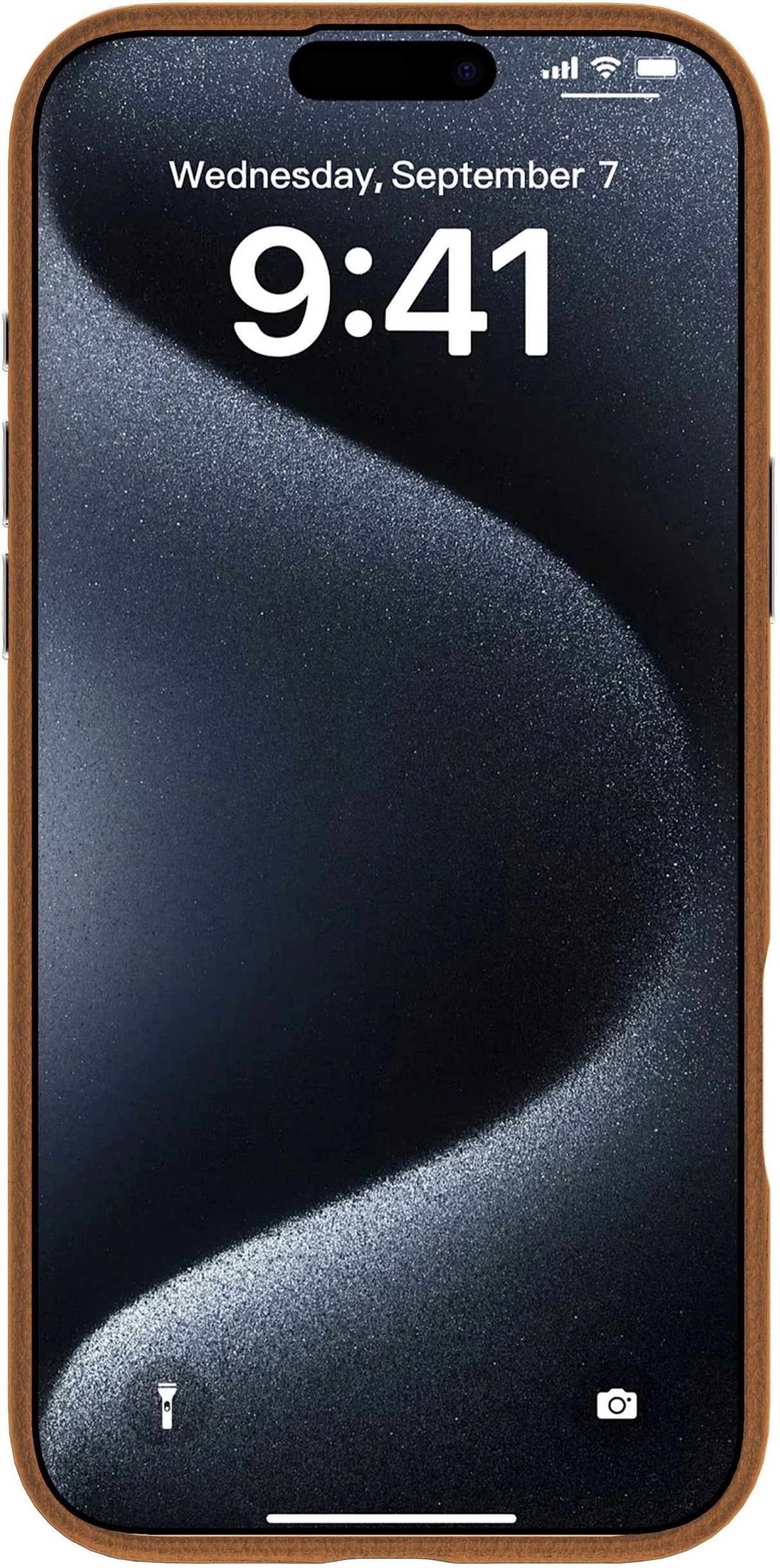 Infinite Venice Iphone 16 Pro  Brown Leather Magnetic Cover.