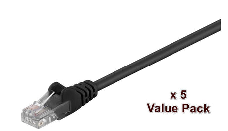 EAN 5711783230083 - Microconnect V-UTP515SVP cable de red Negro 15 m Cat5e U/UTP (UTP) imagen 1