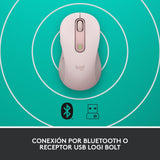 Logitech Raton Inalambrico Signature M650 Rosa 910-006237