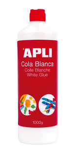 Apli Cola Líquida Bote Con Aplicador 1000gr Blanco