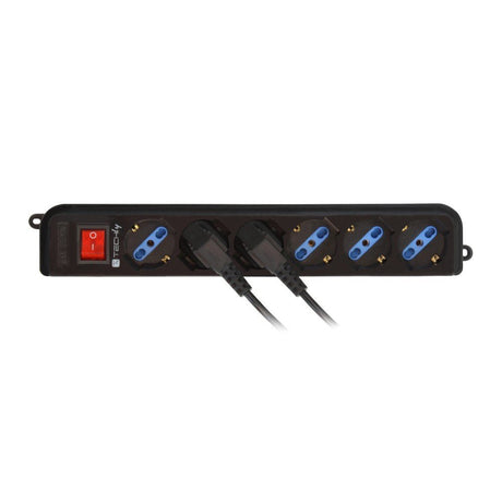 EAN 8057685300415 - Techly IUPS-PCP-6V base múltiple 1,5 m 6 salidas AC Negro imagen 4