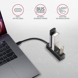 EAN 8595247905635 - Axagon HUE-M1C hub de interfaz USB 3.2 Gen 1 (3.1 Gen 1) Type-C 5000 Mbit/s Negro imagen 3