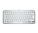 Logitech Mx Keys Mini For Business Teclado Oficina Rf Wireless + Bluetooth Qwerty Nórdico Aluminio, Blanco