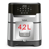 Freidora Tefal Easy Fry & Grill Ey505d15 Sencillo 4,2 L Independiente 1550 W Freidora De Aire Caliente Acero Inoxidable Acero Fino/Negro, Freidora De Aire Caliente, 4,2 L, 80 °C, 200 °C, 6 Personas(S), 60 Min