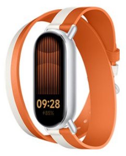 EAN 6941812789780 - Xiaomi BHR8724GL Accesorios para dispositivos vestibles inteligentes Correa Naranja, Blanco Cuero, Poliur imagen 1