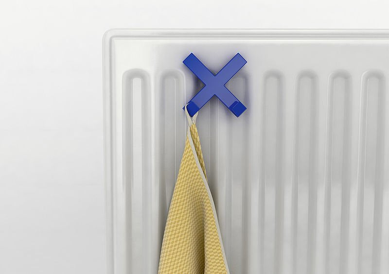 Novus Dahle 95550 Imán Mega Magnet Cruz Xl 9x9cm C/Ganchos Azul