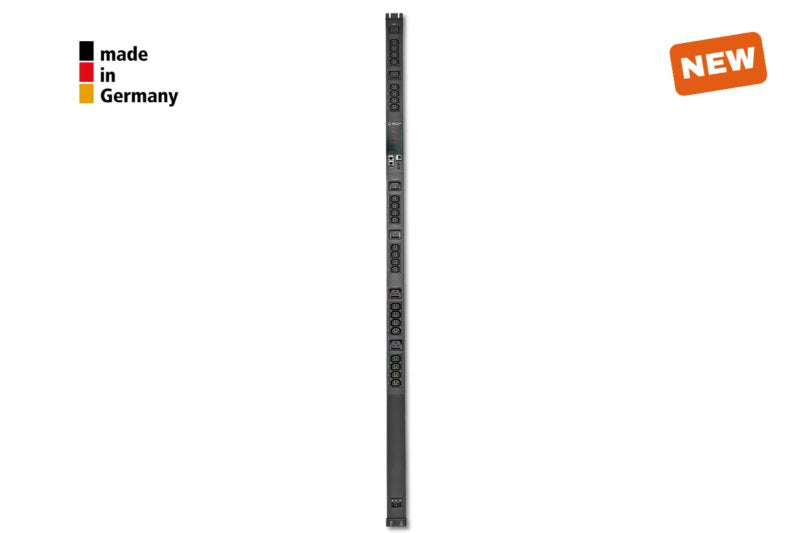 Gude Epc 87-1310-18 30-Vías Switched & Metered Pdu, Vertikaler Montaje 0he, Negro, 170 Cm
