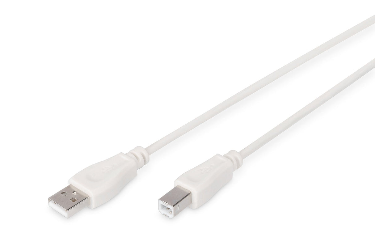 Assmann Electronic Ak-300102-018-E Cable Usb 1,8 M 2.0 Usb A Usb B Beige