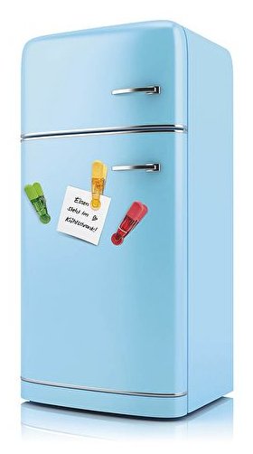 Wedo Magnetklemmer-Set Glossy 4 Ud. F.Surtido