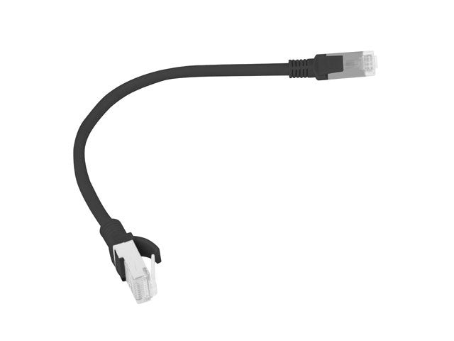 EAN 5901969406689 - Lanberg PCU5-10CC-0025-BK cable de red Negro 0,25 m Cat5e U/UTP (UTP) imagen 2