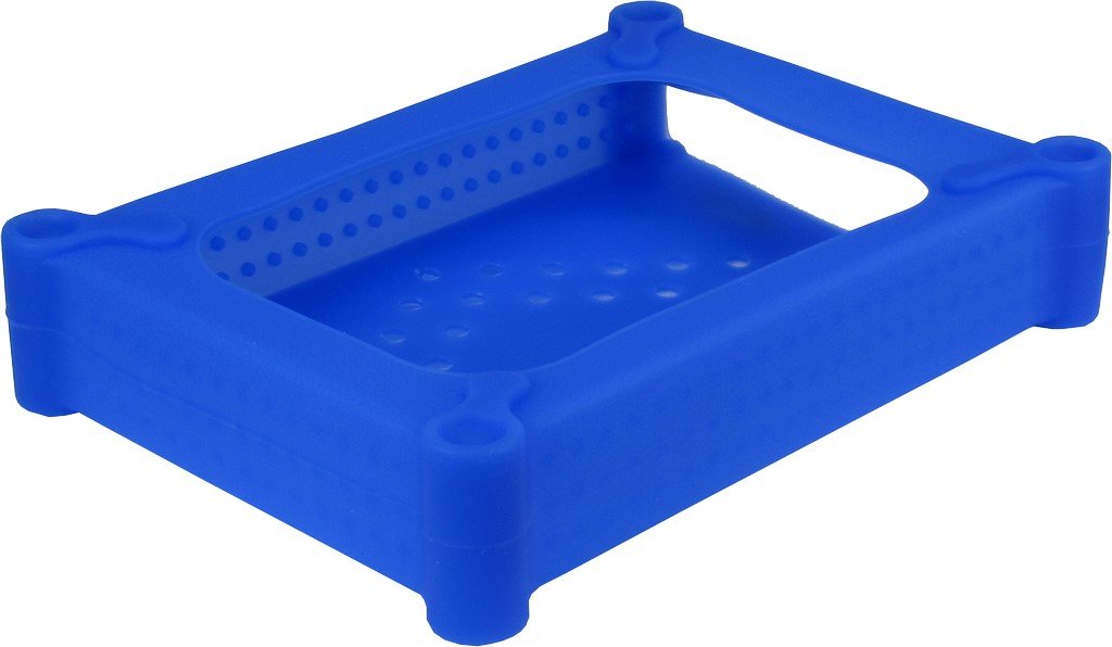 Hdd Funda Protectora Para 3,5" Silicona Azul
