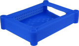 Hdd Funda Protectora Para 3,5" Silicona Azul