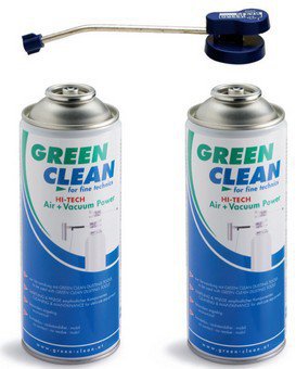 Green Clean Gs-2051 Kit De Limpieza Para Computadora Limpiador De Aire Comprimido Para Limpieza De Equipos Lugares Difíciles De Alcanzar 400 Ml