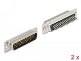 Delock Pin De Metal Macho D-Sub Hd 44, Versión Para Soldar, 2 Piezas