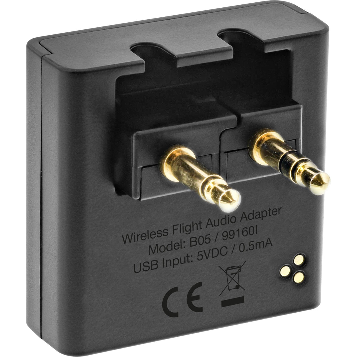 Transmisor De Audio Bluetooth Para Aviones Inline, Bt 5.0, Aptx Hd/Ll, Adaptador De Vuelo Con Estuche De Carga
