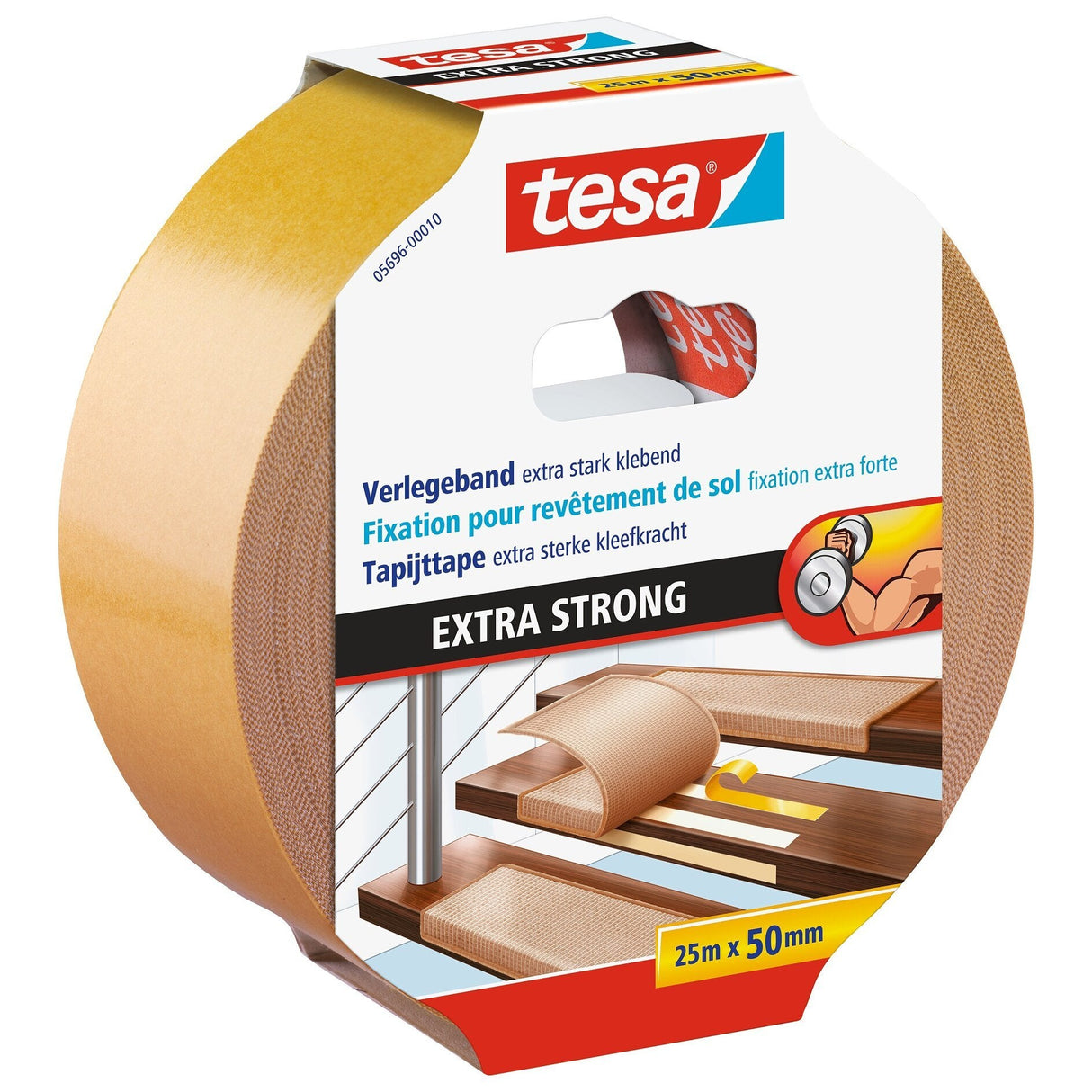 Tesa Verlegeband Extra Mark Klebend 10m X 50mm