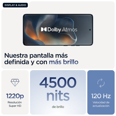 EAN 0840023298141 - Motorola edge 60 16,9 cm (6.67") SIM doble Android 15 5G USB Tipo C 12 GB 256 GB 5200 mAh Azul imagen 18