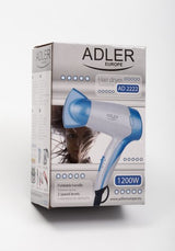 Secador De Pelo Adler Ad 2222 (1200w; Color Blanco)