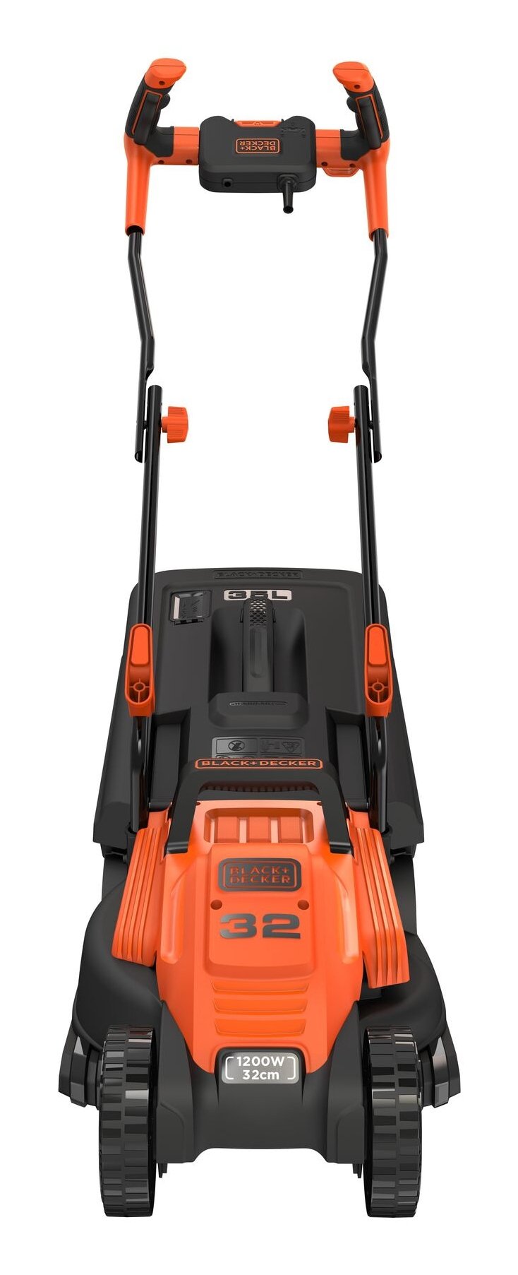 Cortacésped Black+Decker Bemw451bh-Qs  De Empuje A Gasolina Corriente Alterna Negro, Naranja Naranja/Negro