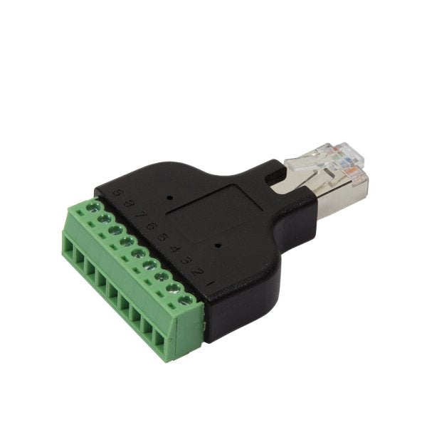 Logilink Mp0050 Cambiador De Género Para Cable Rj45 8 Pin Terminal Negro