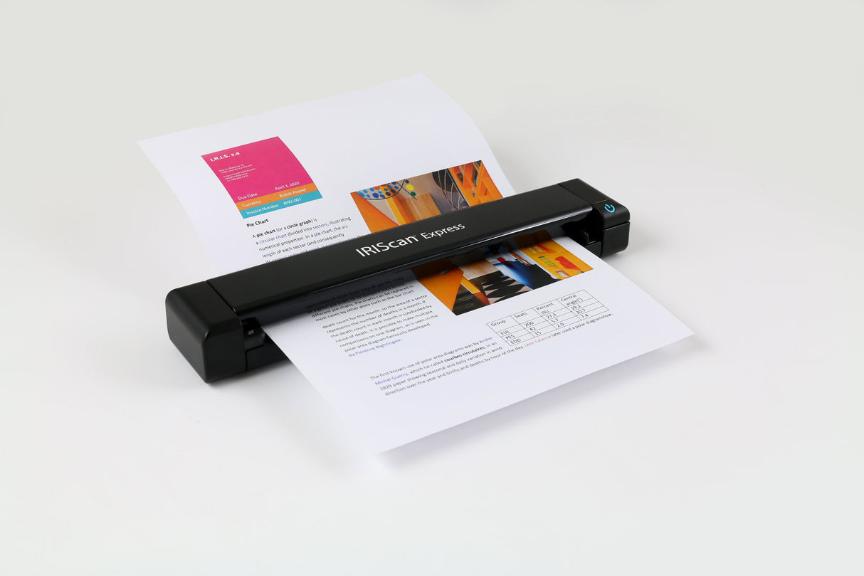 Iris Iriscan Express 4 1200 Dpi, 8ppm, A4, Usb, 400g