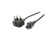 Efb Netzleitung Uk Bs1363a-C5 180°,Schwarz,1.8m,3x0.75mm