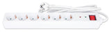EAN 0766623168311 - Manhattan 168311 base múltiple 2 m 6 salidas AC Interior Blanco imagen 5