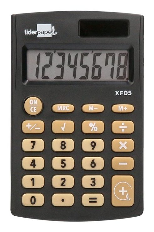 Calculadora Liderpapel Bolsillo Xf05