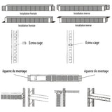 Power Bar Rack Mountable With