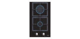 Cata Sci 3002 Bk Hob, Gas, Width 30 Cm, 2 Cooking Zones, Mechanical Control, Negro Glass