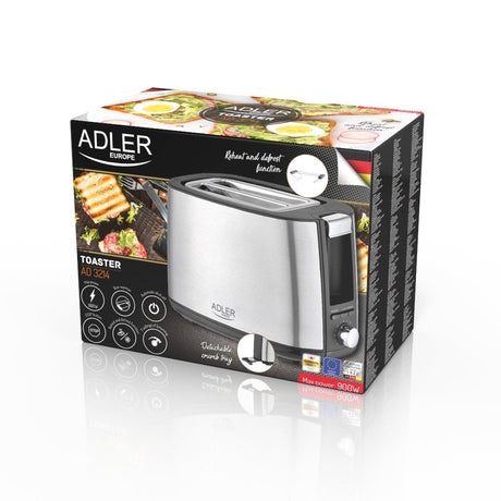 EAN 5903887802154 - Adler AD 3214 tostadora 7 2 rebanada(s) 900 W Plata imagen 13