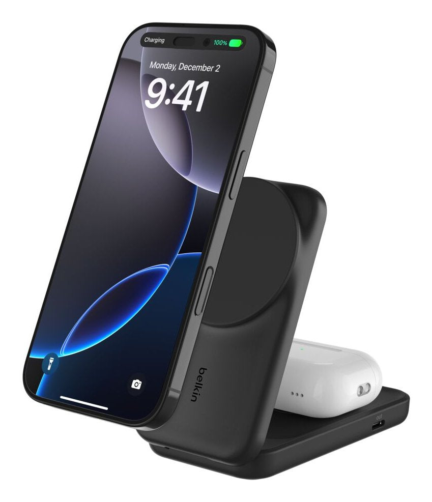 EAN 745883921812 - Belkin Qi2 Fitness tracker, Auriculares, Smartphone, Reloj inteligente Negro USB Cargador inalámbrico Carg imagen 1