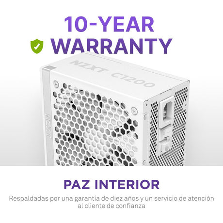 EAN 5056547206271 - NZXT C1200 Gold ATX 3.1 unidad de fuente de alimentación 1200 W 24-pin ATX Blanco imagen 14